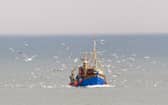 A trawler in the North Sea