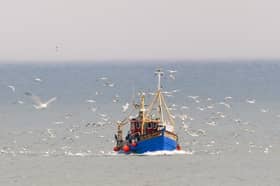 A trawler in the North Sea