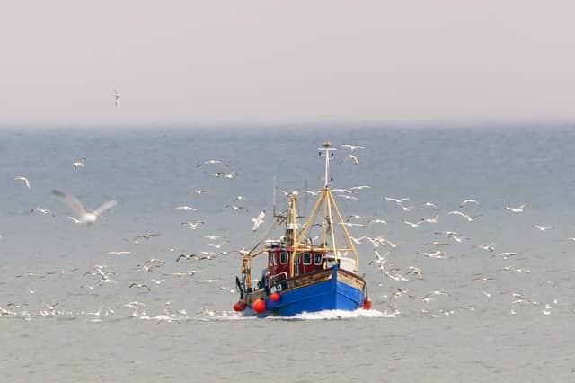A trawler in the North Sea
