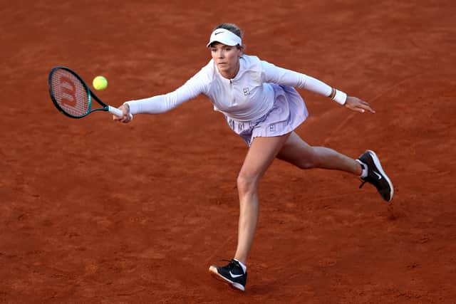 Katie Boulter is in good form on the clay.
