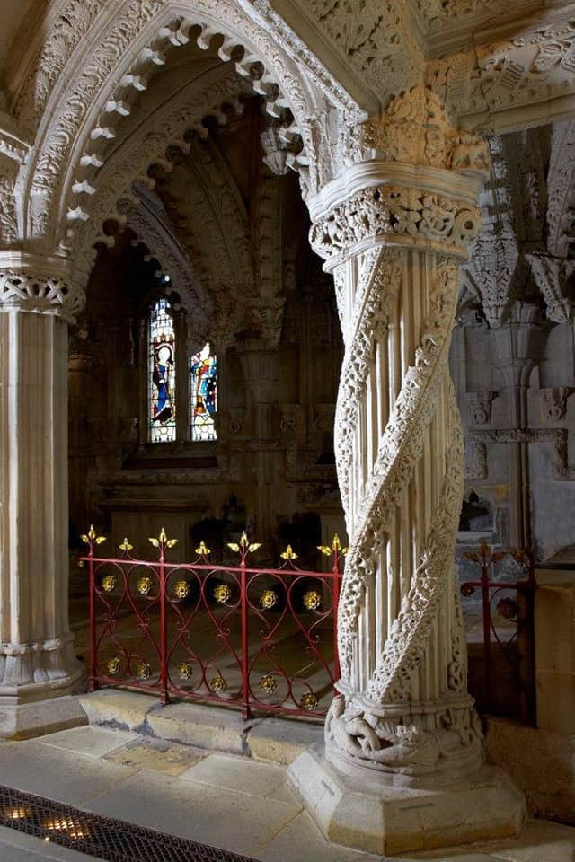 The famous pillar