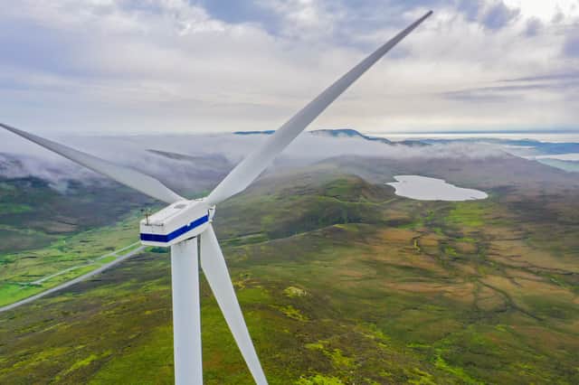 A turbine on the Burradale wind farm near Lerwick in the Shetland Islands (Picture: William Edwards)