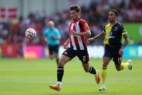 Aaron Hickey will return to the Brentford squad for the first time in 18 months on Sunday. (Photo by Tom Dulat/Getty Images)