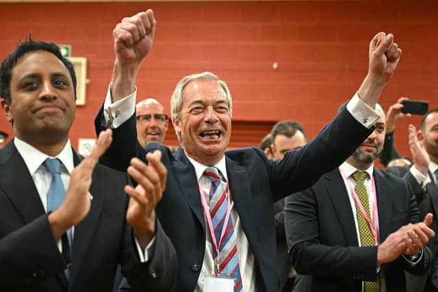 Support for Nigel Farage's Reform UK party has risen sharply since last year's general election (Picture: Oli Scarff)