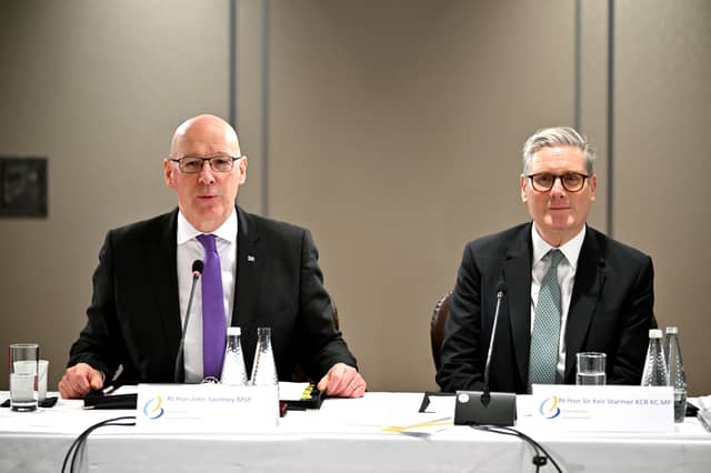 Scotland's First Minister John Swinney and Prime Minister Sir Keir Starmer are working on a "reset" of relations