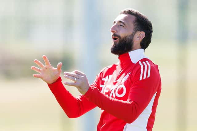 Aberdeen captain Graeme Shinnie.