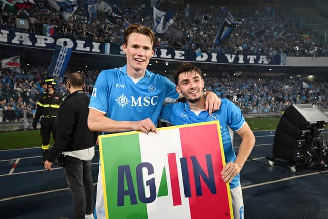 Scott McTominay and Billy Gilmour played key roles for Napoli.