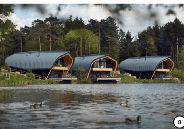 An impression of some of the lodges planned for the proposed Centre Parcs site near Hawick in the Scottish Borders. Picture: Centre Parcs.