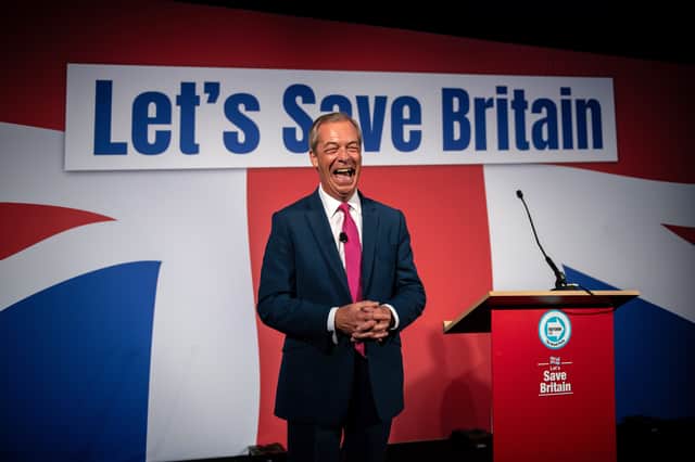 Nigel Farage aims not be a hammer of the Scots, but their salvation (Picture: Chris J Ratcliffe)