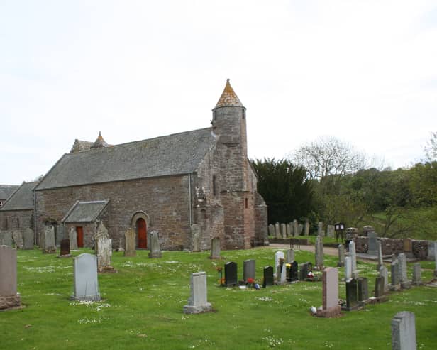 Arbuthnott Church, also known as the Kirk of St Ternan, is the final resting place of Lewis Grassic Gibbon, author of Sunset Song. He was raised on a farm nearby. PIC: CC/Rob Hickling.
