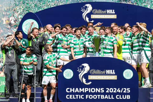 Celtic won the Scottish Premiership once again.