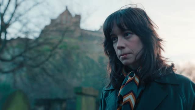 Chloe Pirrie stars as Merritt Lingard in Dept. Q, a high-flying lawyer who makes a life-changing decision.