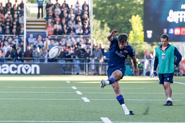 Edinburgh's Ross Thompson has contributed 110 points in the URC this season.