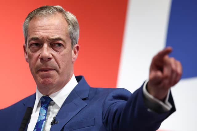 Based on current polling, 86 per cent of people in Scotland do not support Nigel Farage's Reform UK party (Picture: Henry Nicholls)