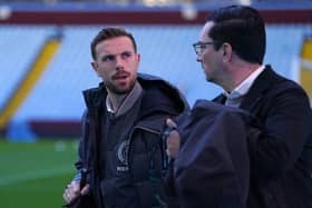 Jordan Henderson has been linked to Rangers in recent days. Cr: PA.