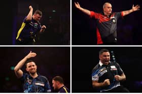 Four of the wealthiest darts players in history.