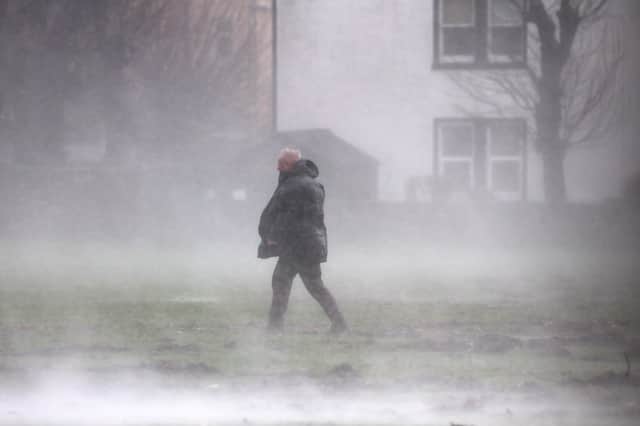 Scotland might be famous for rain, like this downpour in Helensburgh in January, but drought is becoming a real problem, particularly for the east coast (Picture: Jeff J Mitchell)