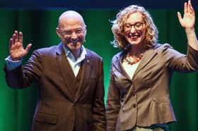 Scottish Green MSPs Patrick Harvie and Lorna Slater had urgent concerns about the Scottish Parliament's 'facilities' this week (Picture: Jeff J Mitchell)