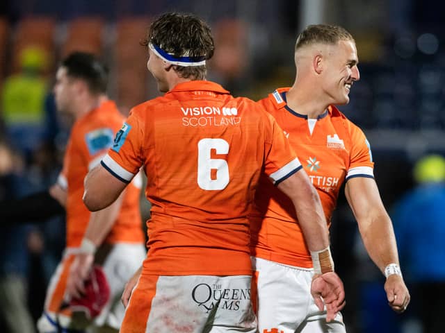 Edinburgh's Jamie Ritchie (L) is back for the quarter-final with the Bulls but Duhan van der Merwe (R) is missing.
