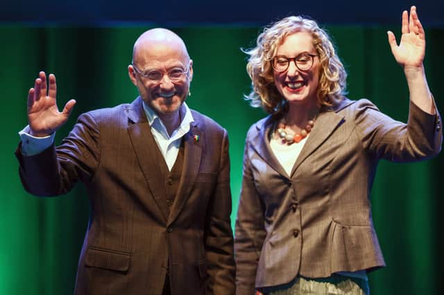 Scottish Green MSPs Patrick Harvie and Lorna Slater had urgent concerns about the Scottish Parliament's 'facilities' this week (Picture: Jeff J Mitchell)