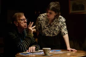 Timothy Spall and Gwyneth Keyworth starin Death Valley on BBC1