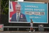 Nigel Farage's Reform UK party are confident of a good result in the Hamilton, Larkhall and Stonehouse by-election (Picture: Jeff J Mitchell)