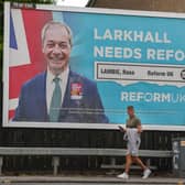 Nigel Farage's Reform UK party are confident of a good result in the Hamilton, Larkhall and Stonehouse by-election (Picture: Jeff J Mitchell)