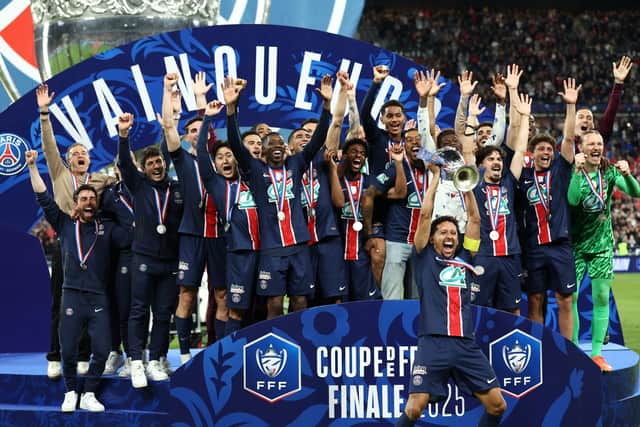PSG won the Coupe de France last week.
