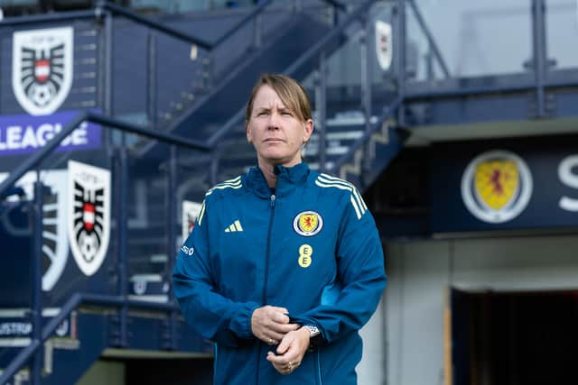 Scotland head coach Melissa Andreatta ahead of the match.