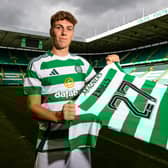 Arne Engels become the most expensive Scottish Premiership of all time when he signed for Celtic last summer for a fee of £11million. Cr: SNS Group.