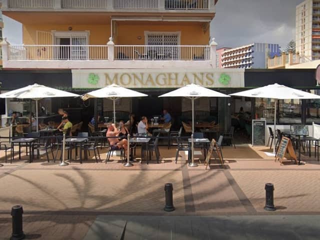 The shooting took place at a bar in Fuengirola. Picture: Google
