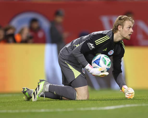 Chicago Fire goalkeeper Chris Brady. Cr: Getty Images.