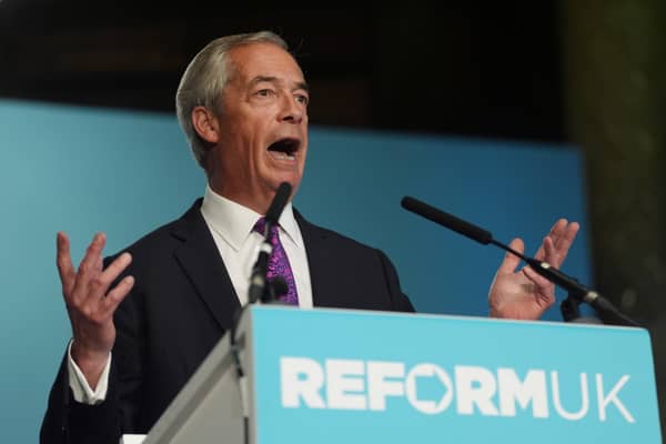 Reform UK leader Nigel Farage