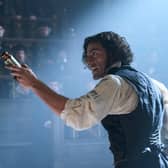 Oscar Isaac as Victor Frankenstein in the film directed by Guillermo del Toro.