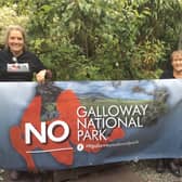 Denise Brownlee, left, and Liz Hitschmann set up a campaign to oppose plans for a Galloway National Park, and quickly discovered many other people were concerned too