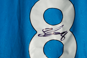 Scott McTominay's Napoli shirt is up for auction. Pic: MatchWornShirt
