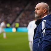 Scotland head coach Steve Clarke looks on during the Nations League A/B play-off second leg defeat to Greece at Hampden Park, on March 23, 2025. (Photo by Alan Harvey / SNS Group)