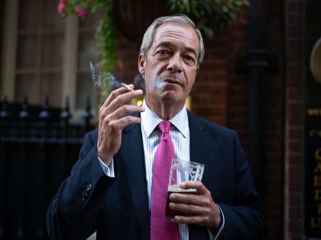 Nigel Farage is an English nationalist who doesn't care about Scotland (Picture: Carl Court)