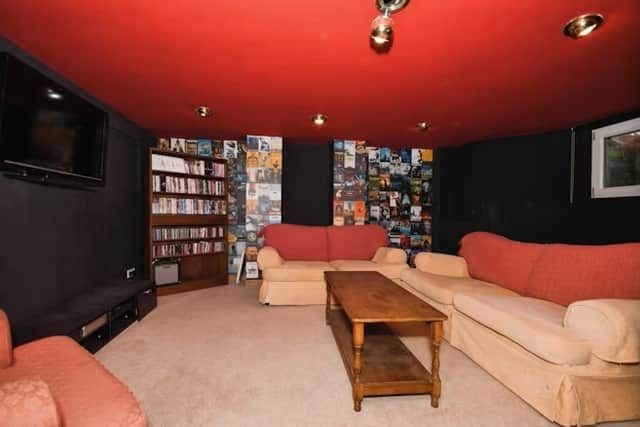 The cinema room is one of many highlights
