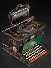 Number 1 Remington typewriter, the first type of Remington made, around 1864. PIC: NMS