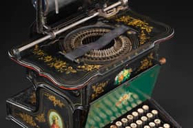 Number 1 Remington typewriter, the first type of Remington made, around 1864. PIC: NMS