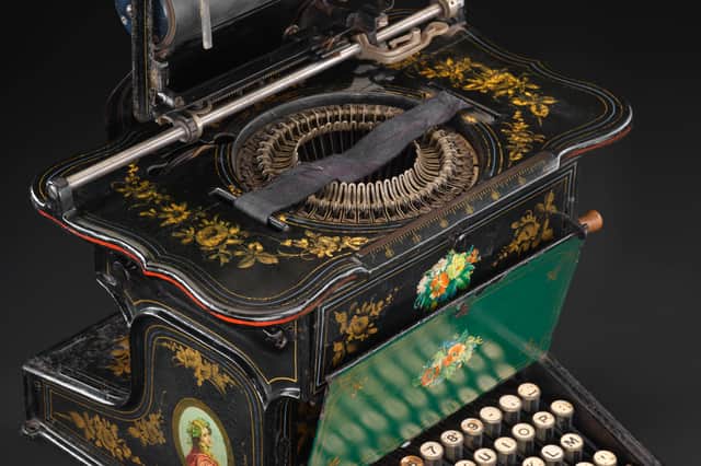 Number 1 Remington typewriter, the first type of Remington made, around 1864. PIC: NMS