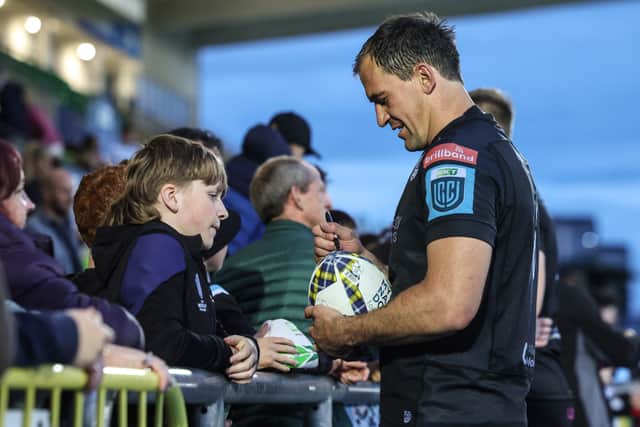 Departing Glasgow Warriors forward Henco Venter is a hugely popular figure with the club's supporters.