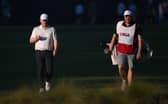 Bob MacIntyre and his caddie, Mike Burrow, pictured during last year’s 124th US Open at Pinehurst Resort 