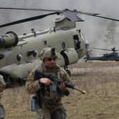 US troops took part in Nato's Allied Spirit 25 military exercise in Germany in March this year (Picture: Sean Gallup)