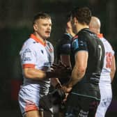 Edinburgh's Darcy Graham (left) and Glasgow Warriors' Rory Darge have both been named in the URC 'Elite XV' as voted by the rugby media.  (Photo by Ross MacDonald / SNS Group)