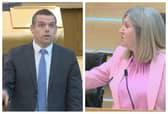 Douglas Ross MSP and Presiding Officer Alison Johnstone