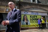 John Swinney in Hamilton ahead of the Hamilton, Larkhall and Stonehouse by-election (Photo by Jeff J Mitchell/Getty Images)