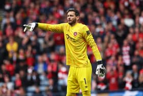 Craig Gordon has announced a testimonial game against former club Sunderland at Tynecastle. Cr: SNS Group.