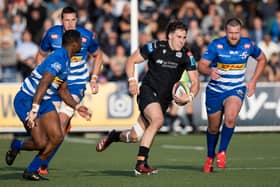 Glasgow Warriors' Josh McKay on the attack during the BKT United Rugby Championship quarter-final win over the DHL Stormers at Scotstoun.
